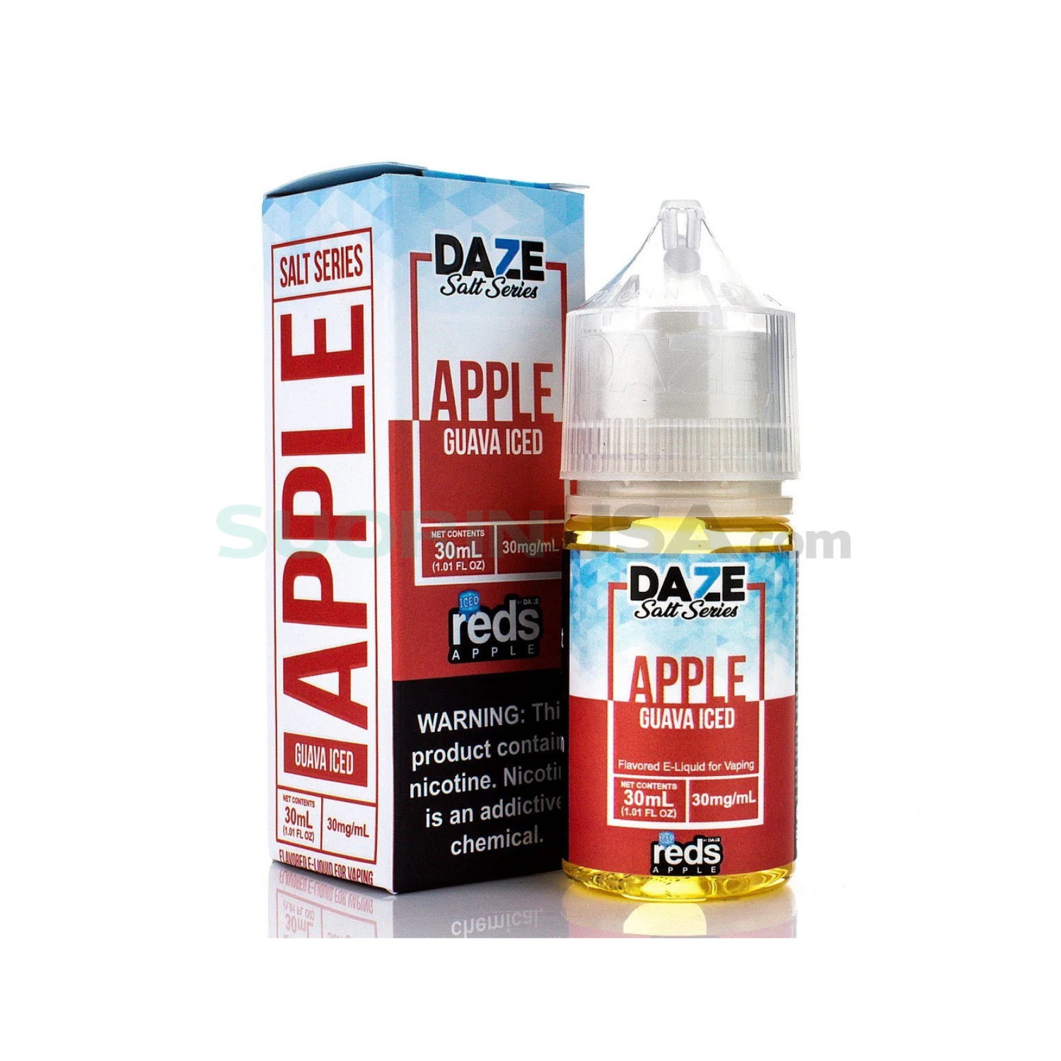 7 Daze Reds | GUAVA ICED - Nic Salt eJuice (30mL)