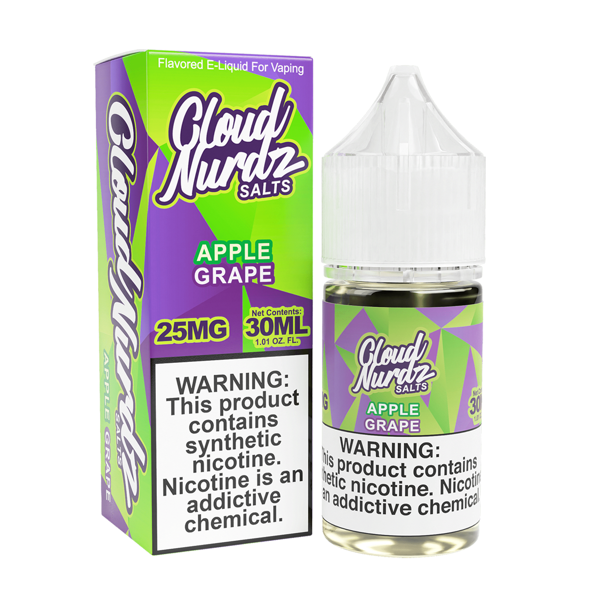 Apple Grape Salt Nic E-Juice by Cloud Nurdz - 30mL