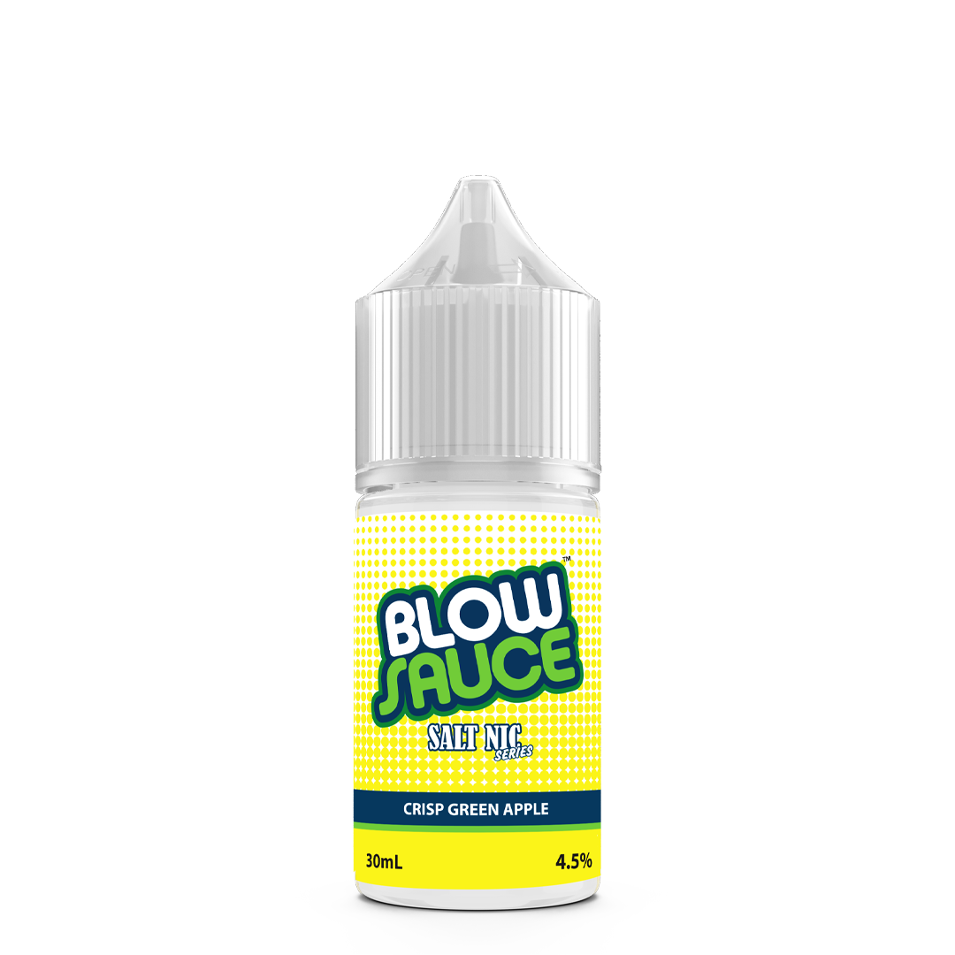BlowSauce Green Apple Crisp E-Juice by DripFire - 30mL - SALTED EDITION