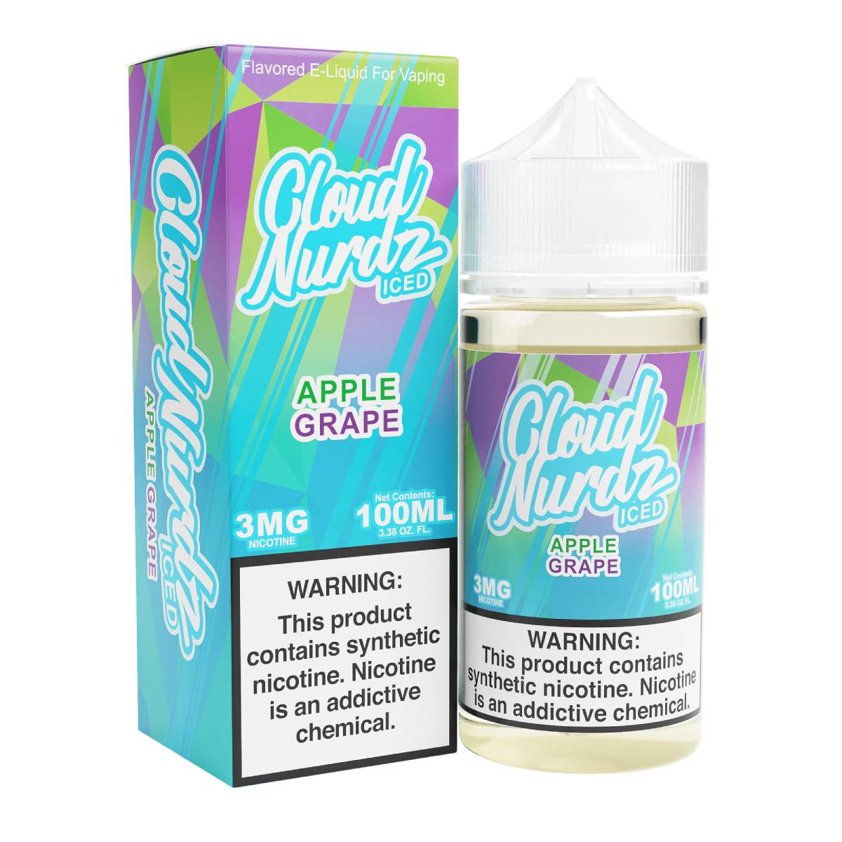 Iced Apple Grape E-Juice by Cloud Nurdz - 100mL