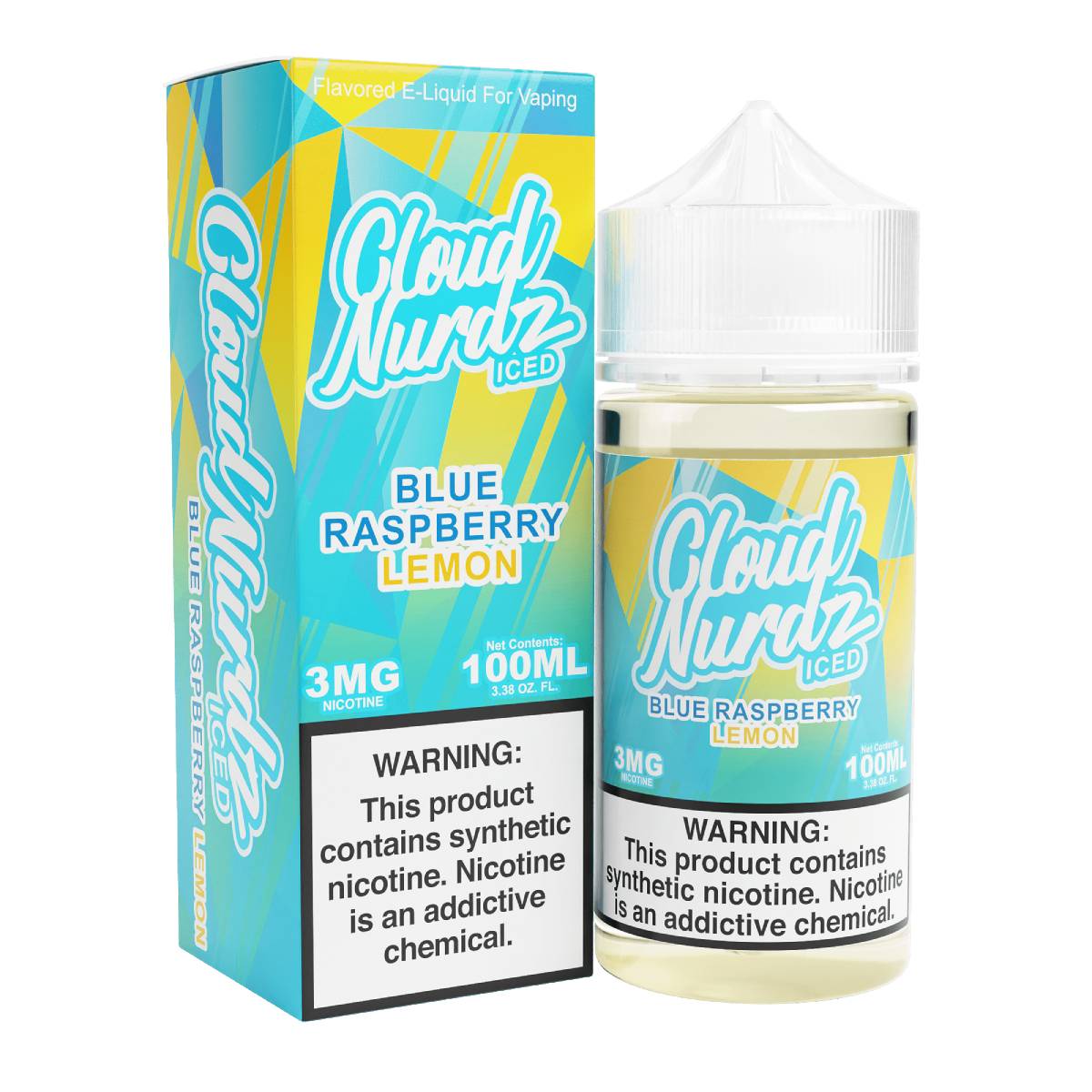 Iced Blue Raspberry Lemon E-Juice by Cloud Nurdz - 100mL
