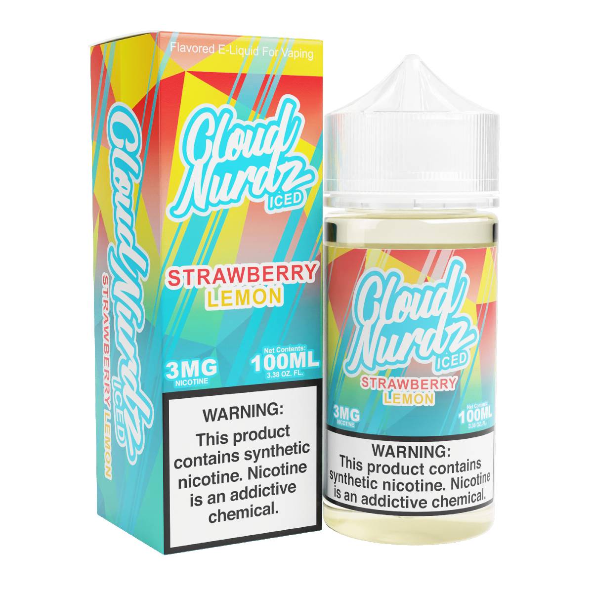Iced Strawberry Lemon E-Juice by Cloud Nurdz - 100mL
