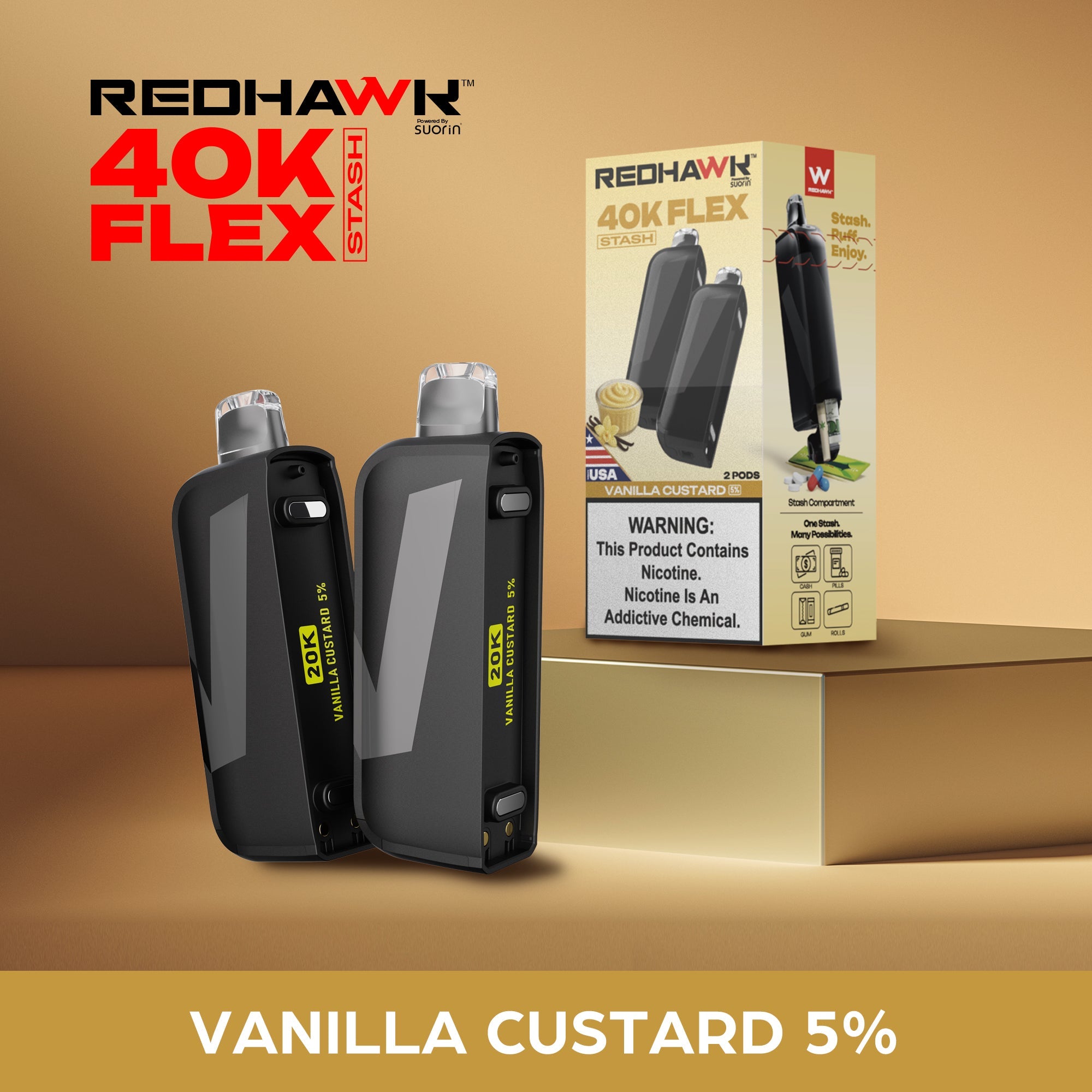 Vanilla Custard Replacement Pod Redhawk