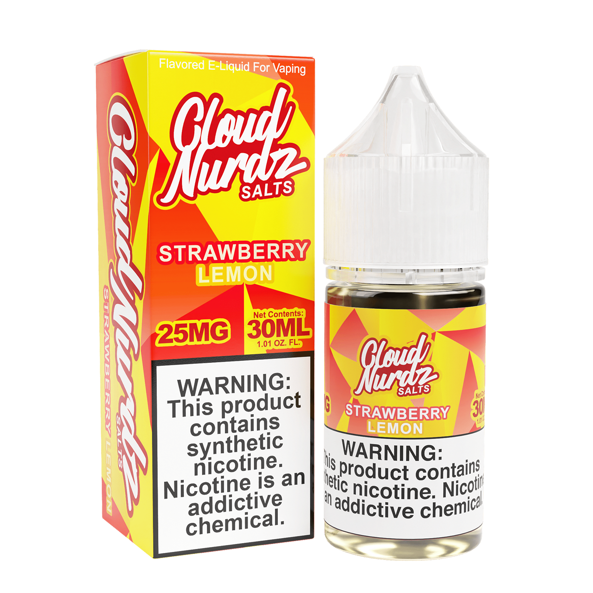 Strawberry Lemon Salt Nic E-Juice by Cloud Nurdz - 30mL