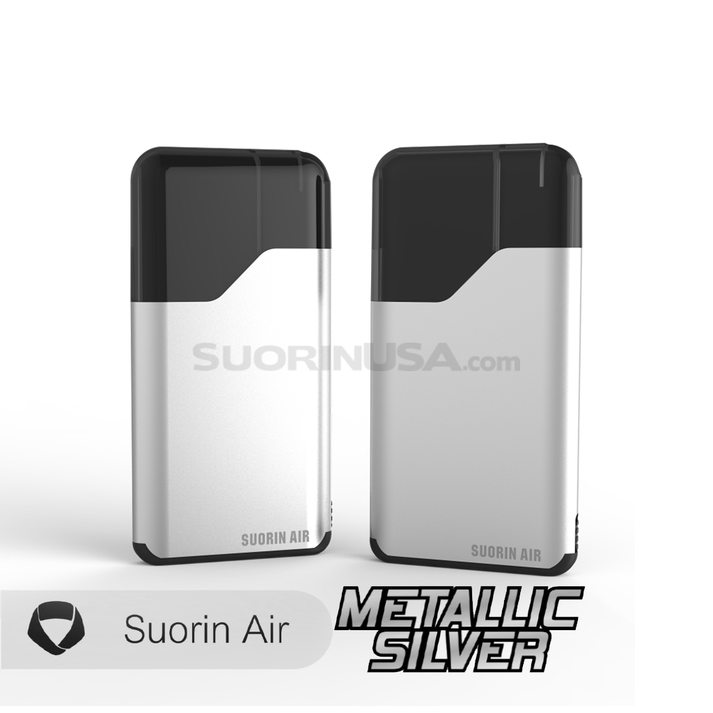 Suorin Air Metallic Silver - Pod System Device with Cartridge Kit